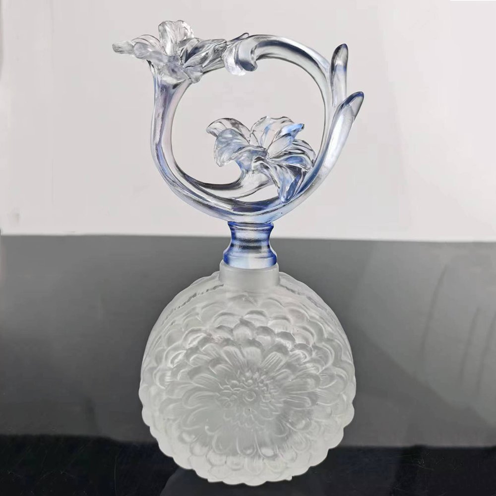 High-grade Aromatherapy Crystal Perfume Bottle Vintage Nordic Gift Set Olive Fragrance Oil Container - Image 4