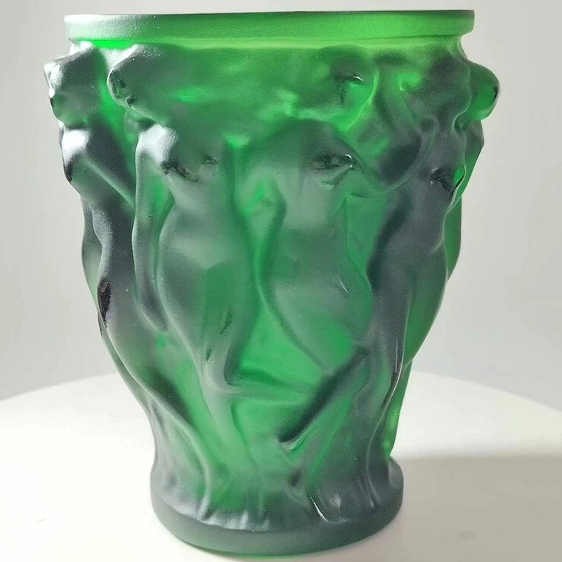 3D Sculpture Girl Crystal Angel Vase Bakhoor Flower Holder Crafts For Home Decoration Office Eastern Handmade Gift - Image 3