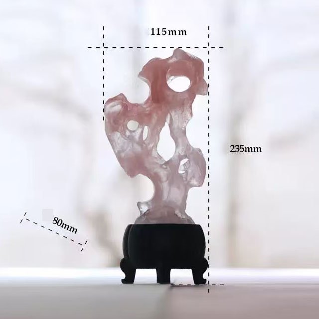 Zen Fengshui Ornament Handmade Mountain Censer Hill Incense Stick Holder Buddhist Soothing Spirits Purify Fragrance - Image 2