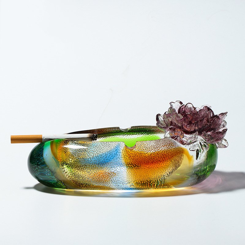 crystal ashtray