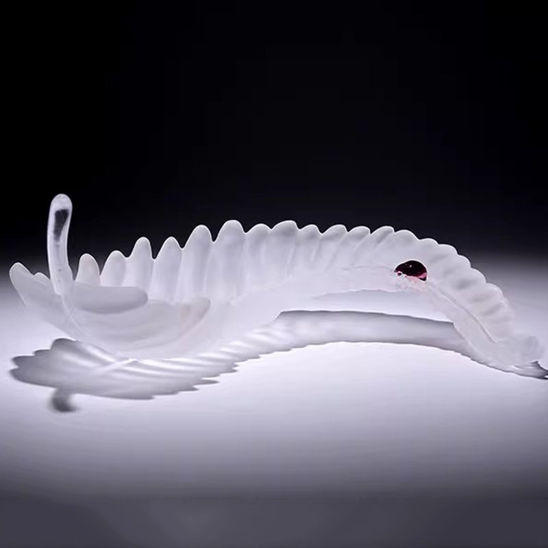 Creative Big Green Leaf Crystal Candy Bowl Luxury Glass Fruit Plate Beautiful Table Sweet Tray - Image 3